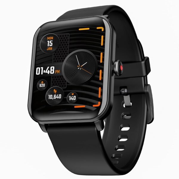 boAt Wave Fury Active Black – Smart Watch with BT Calling