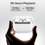 boAt Airdopes 111v2 Ivory White – True Wireless Earbuds - Image 4