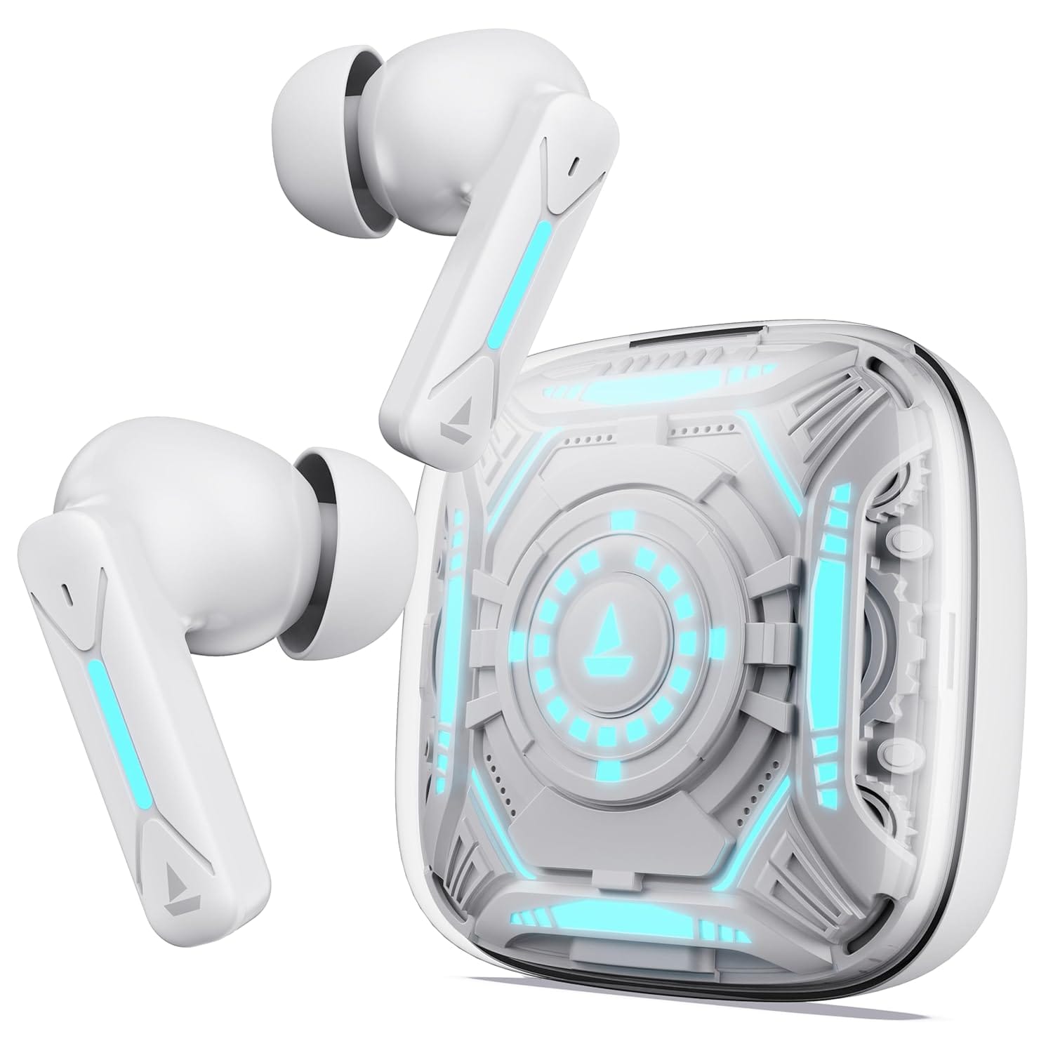 71RnMPnNuGL._SL1500_ boAt Immortal Airspeed Pro White Sabre – Gaming TWS Earbuds - Image 1