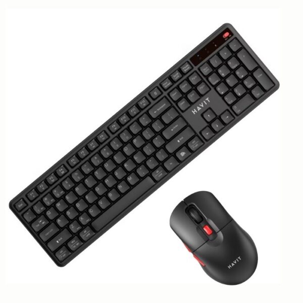 HAVIT KB261WB Dual-Mode Wireless Keyboard + Mouse Combo